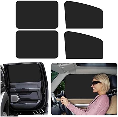 Cxccoi Pack Car Window Shades With Magnets Strong Light Blocking Uv