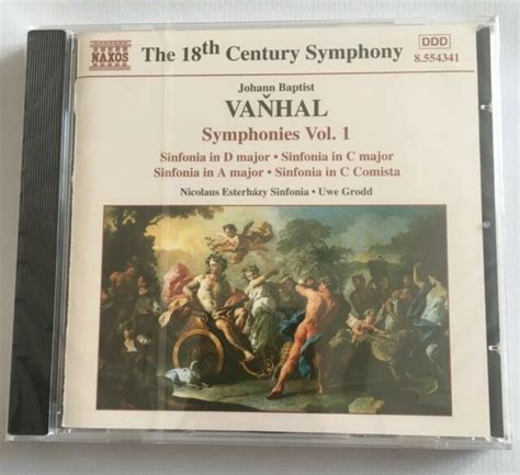 Johann Baptist Vanhal Symphonies Vol By Uwe Grodd Nicolaus