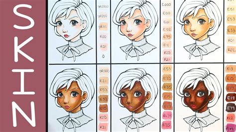 Copic Skin Colour Combinations Copic Drawings Marker Art Copic Markers