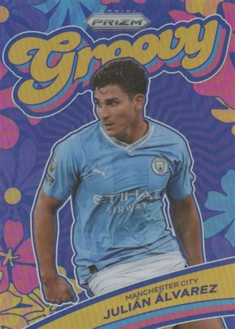 Julian Alvarez 2023 Prizm Premier League 3 Groovy Ssp Price Guide