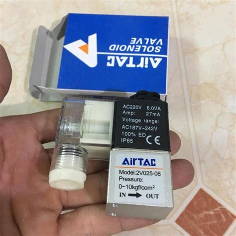 Van điện từ đóng mở khí nén 2V025 08 220v | Shopee Việt Nam