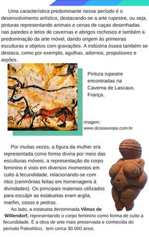 Arte Rupestre Texto E Atividades 6º Ano História Da Arte 43 OFF