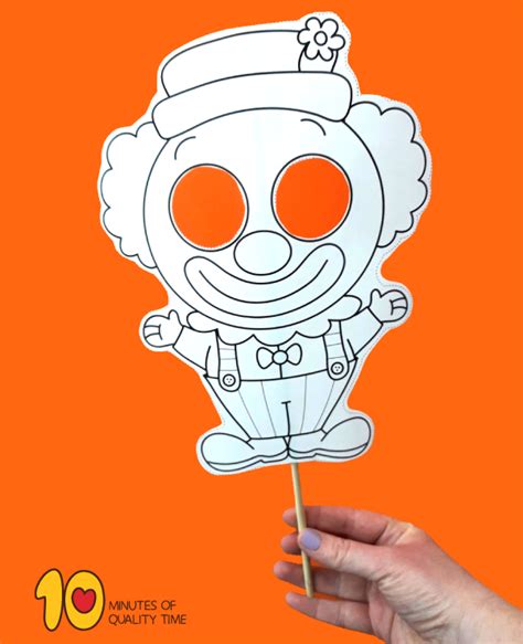 Clown Template Printable