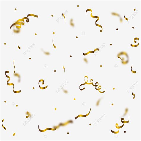 Party Gold Confetti Vector Design Images Gold Confetti Background For Vector Confetti Year