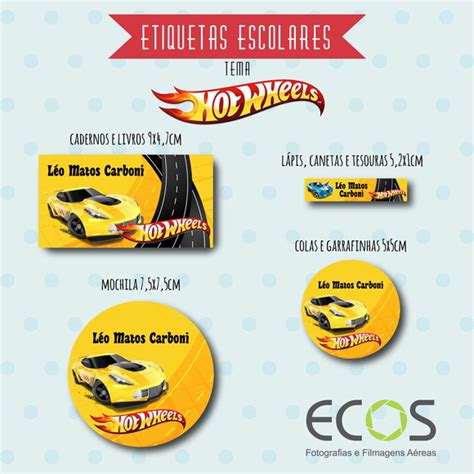 Hot Wells Arquivo Digital Etiqueta Escolar Elo