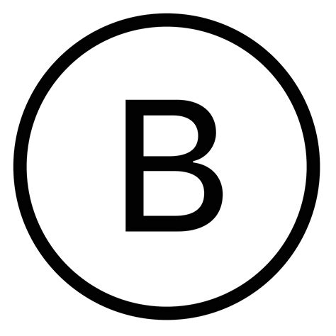 B In A Circle Logo