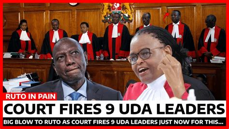 Ruto Kwisha Court Fires Ruto S Uda Leaders Big Blow To Ruto Kenya