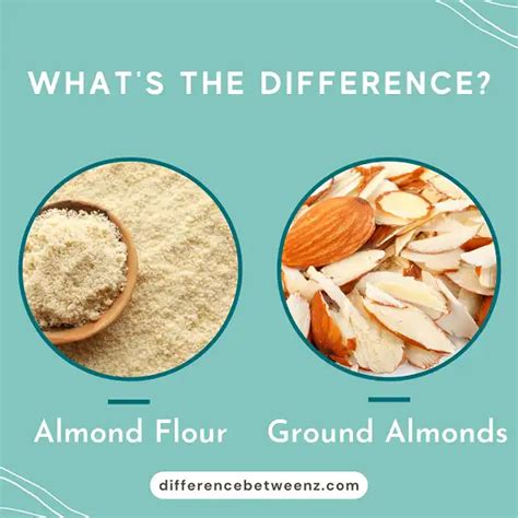 Difference Between Almond Flour And Ground Almonds Difference Betweenz