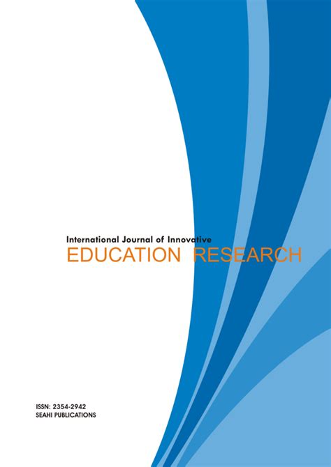 International Journal of Innovative Education Research - SEAHI Publications