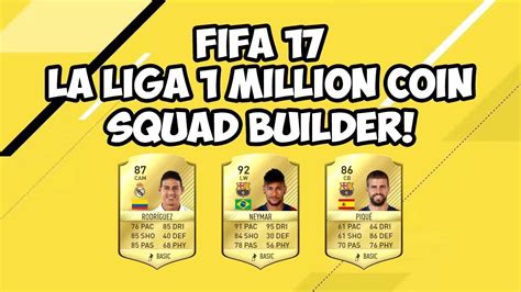 Fifa Million Coin La Liga Squad Builder W Neymar Fifa