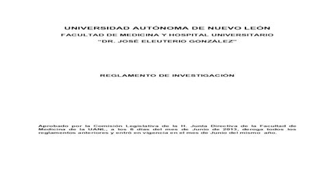 Universidad AutÓnoma De Nuevo LeÓn · Capítulo Iii De Las Funciones De La Subdirección De