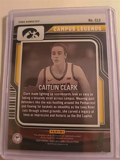 Panini Caitlin Clark Collezione Campus Legends Target Red Foil