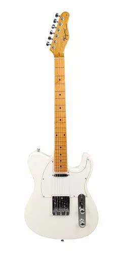 Guitarra eléctrica Tagima TW Series TW 55 de tilo pearl white con