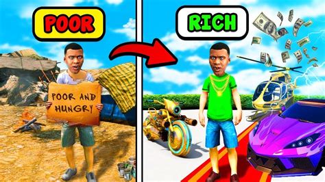 GTA 5 Franklin Shinchan Pinchan Find The Poor To Rich Life GTA 5