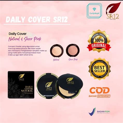 Jual Bedak Padat Bedak Daily Cover Sr Bedak Viral Bedak Tahan