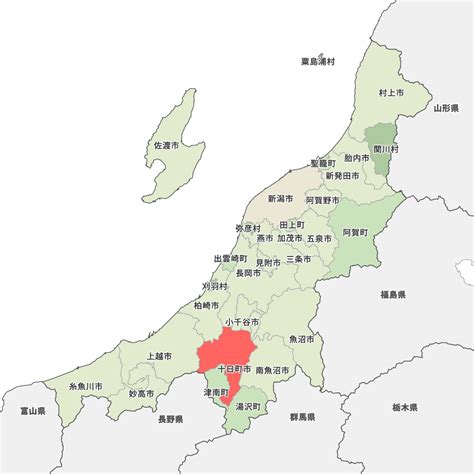 新潟県十日町市の地図 Map It マップ・イット