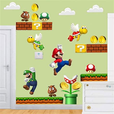 Schwartscount Calcoman As De Pared De Super Mario Brothers