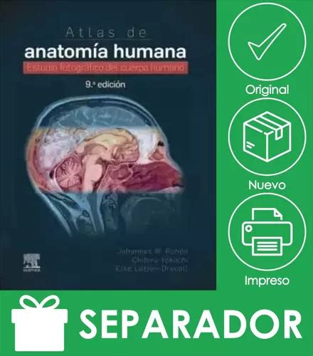 Rohen Atlas Anatom A Humana Estudio Fotogr Fico Cuerpo Nuevo Env O Gratis