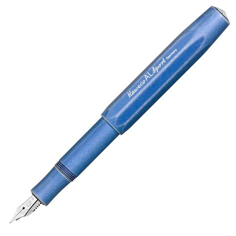 Kaweco Al Sport Fyllepenn Bb Mm Stonewashed Blue Tegne No