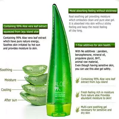 Aloe Vera Smoothing Moisture Gel For Face And Body 160ml