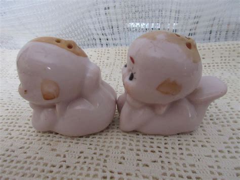 Kewpie Doll Salt And Pepper Shakers Vintage Collectible Japan