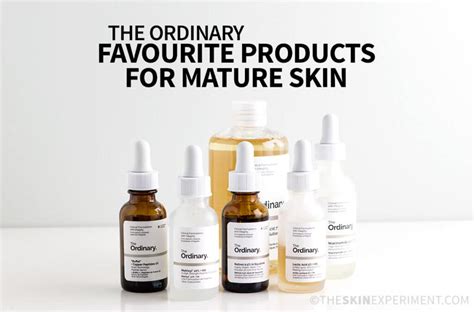 The Ordinary Regimen for Aging and Mature Skin - The Skin Experiment