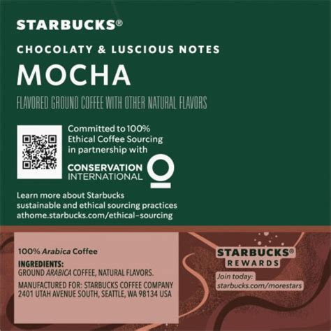 Starbucks Mocha K Cup Coffee Pods 10 Ct Qfc