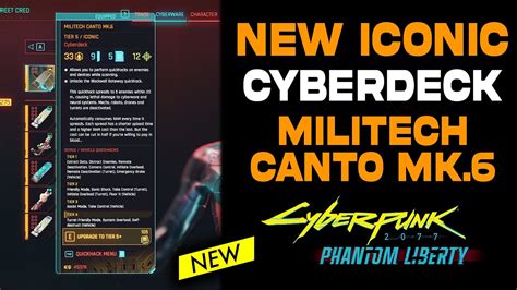 Militech Canto Mk New Iconic Cyberware Ultimate Guide How To Get