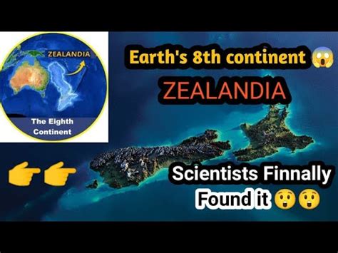 8th Continent Discovered By Scientists ZEALANDIA The New Continent