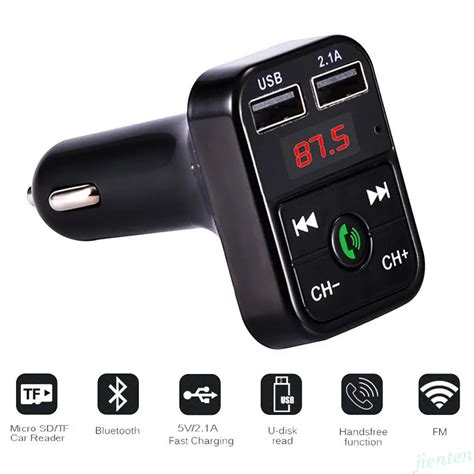 Bluetooth Car Fm Transmitter Fm Modulator Handfree Car Kit Mp Player