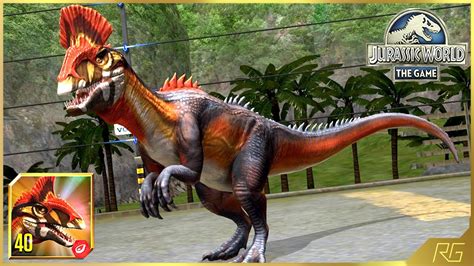 Cryolophosaurus Max Level 40 New Carnivore Dinosaur Feeding And Pvp Battle Jurassic World The