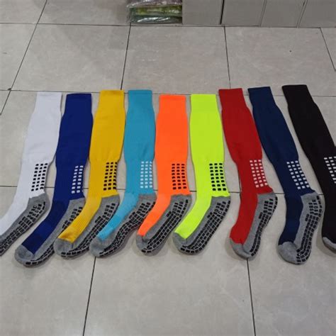 Jual Kaos Kaki Anti Slip Panjang Grip Socks Grip Trusox Sepak Bola