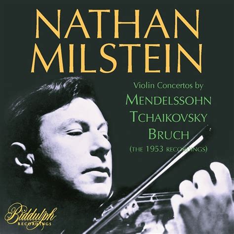 VIOLIN CONCERTOS BY MENDELSSOHN TCHAIKOVSKY BRAHMS 1953 NATHAN MILSTEIN