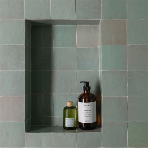 44 Zellige Tile Green Tea Bespoke Studio