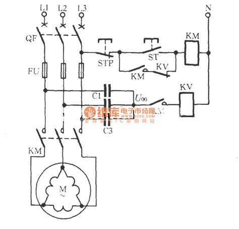 connection motor phase failure voltage relay protection circuit ...