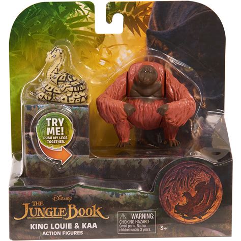 Disney's The Jungle Book 2-Pack, King Louie and Kaa - Walmart.com ...