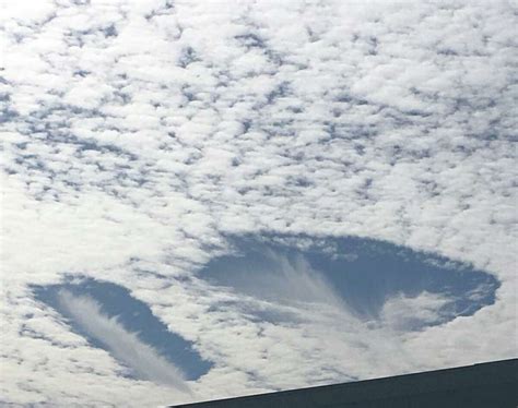 Amazing Hole Punch Phenomenon Spotted In Clouds Over Bay Area