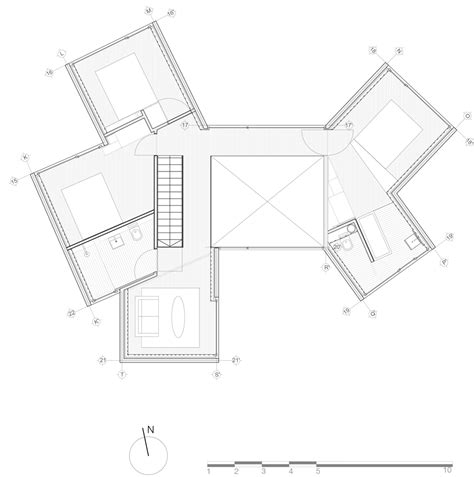 Sunflower House Comprises Ten Cubes Pointed In Different Directions