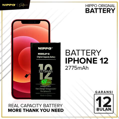 Promo Hippo Baterai IPhone 12 IPhone 12 Mini 12 Pro IPhone 12 Pro