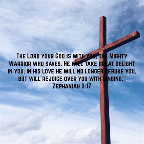 Zephaniah 3 17 The LORD Your God Is With You The Mighty Warrior Who