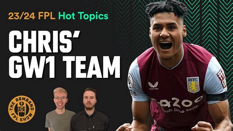 Chris GW1 Team Reveal Is It Too Safe Team Selection FPL Draft