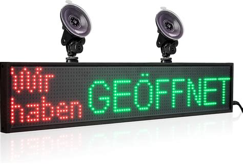 Leadleds LED Display Sign 50 X 9 6 Cm Programmable Scrolling Message