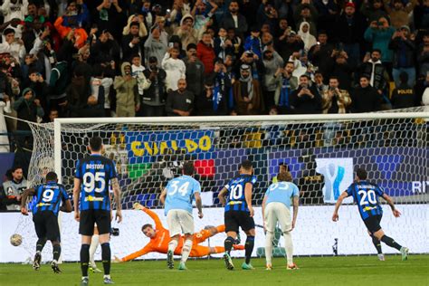 Supercoppa Inter Lazio Nerazzurri Set Up Napoli Final Football