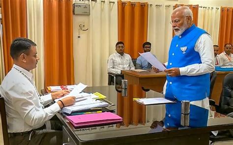 Pm Modi Files Nomination From Varanasi Lok Sabha Seat Kashmir Observer