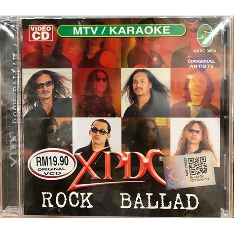 New Vcd Mtv Karaoke Xpdc Rock Ballad Songs Shopee Singapore