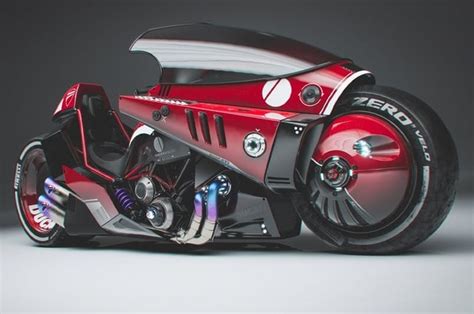 Akira bike concept by James Qui : r/Cyberpunk