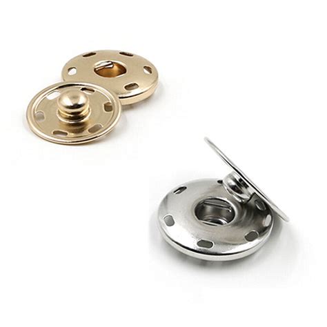 Sets Sew On Snaps Buttons Metal Snaps Fasteners Press Studs Buttons