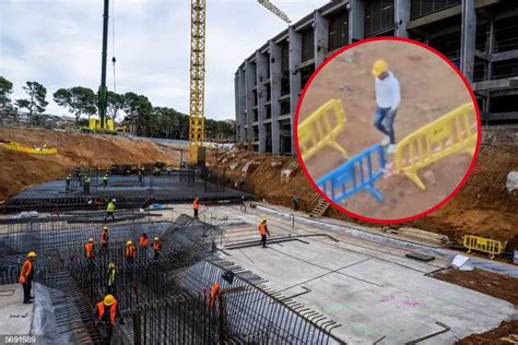 V Deo Un Hombre Entra A Robar En Las Obras Del Camp Nou Con Total