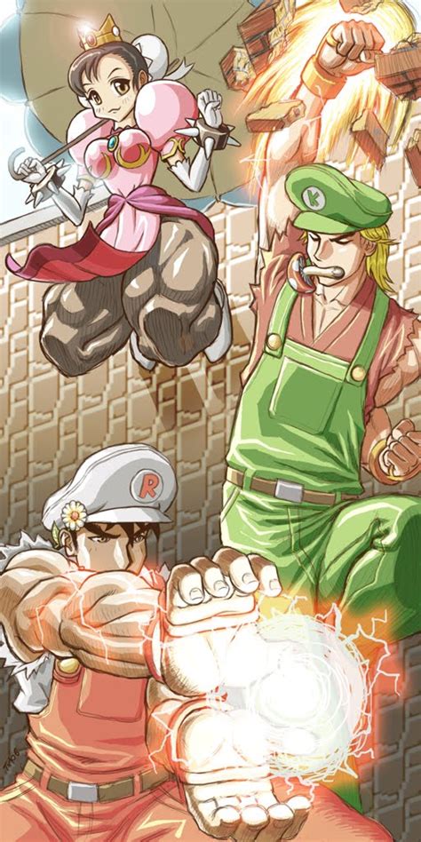 Super Mario Discovery Mashup Mario E Street Fighter