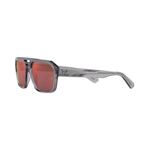 Ray Ban Rb Corrigan D Transparent Grey Sunglasses Unisex